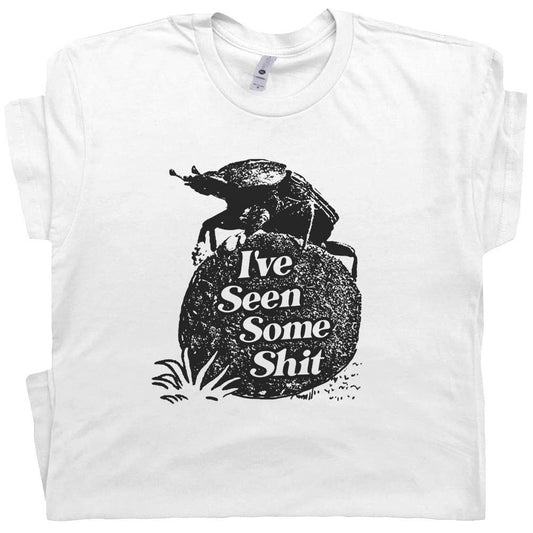 Dung Beetle Shirt Funny Offensive Cool Graphic Insect Stupid