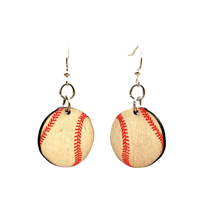 Baseball Earrings