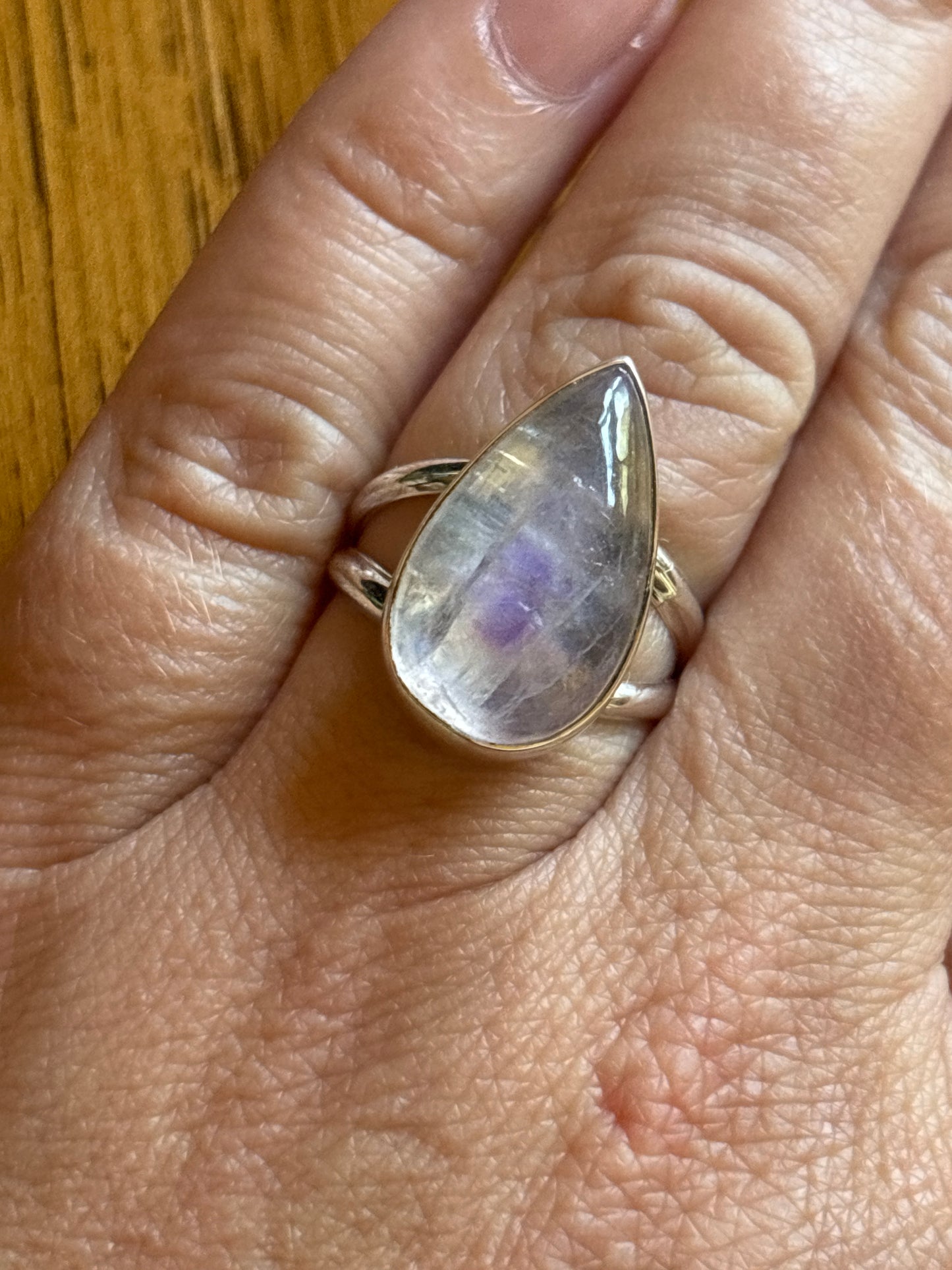 Purple Moonstone Ring | Size 9
