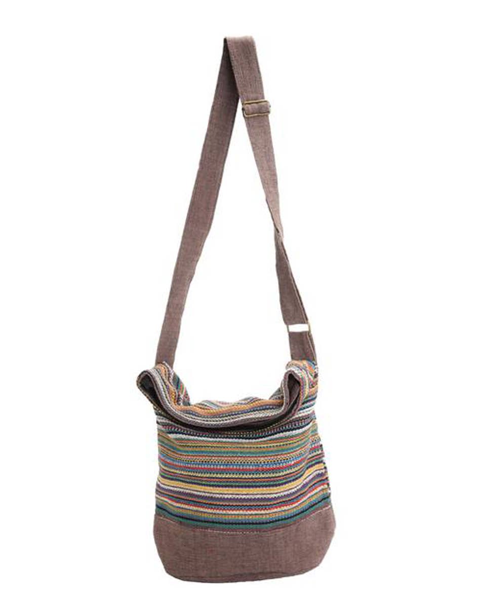 Striped Gheri Bucket Bag