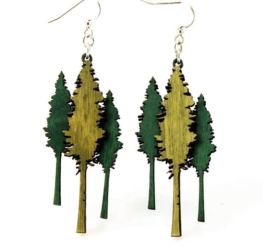 Redwood Tree Earrings