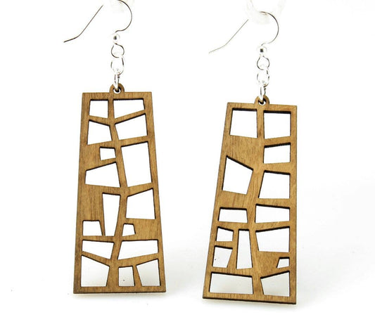 Pearl Harbor Museum Window Design Earrings