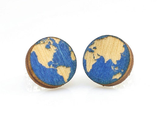 Globe Stud Earrings