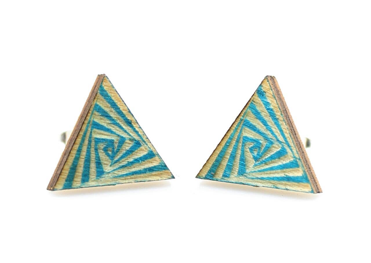 Hippy Triangle Stud Earrings