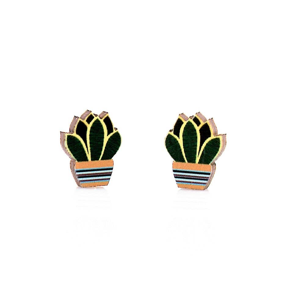 Succulent Stud Earrings