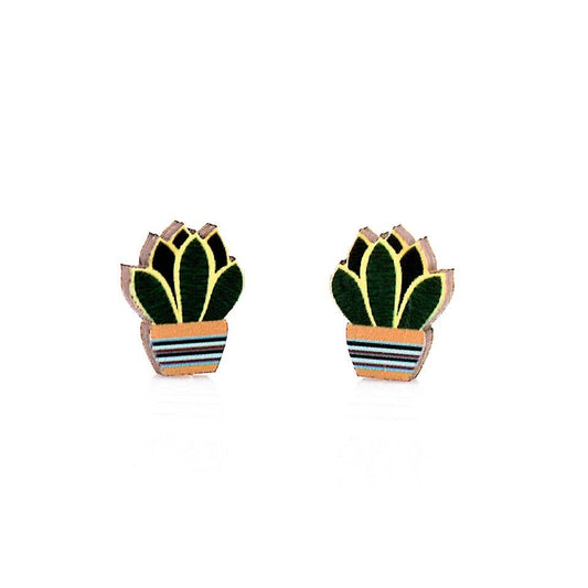 Succulent Stud Earrings