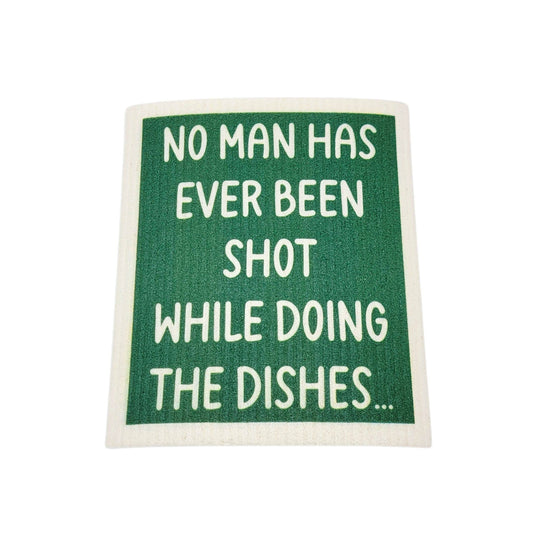 Shot While Doing The Dishes Funny Swedish Dishcloths - Gifts