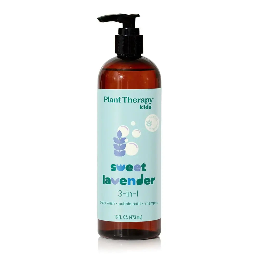 Sweet Lavender 3-in-1 Body Wash, Bubble Bath, Shampoo 16 oz