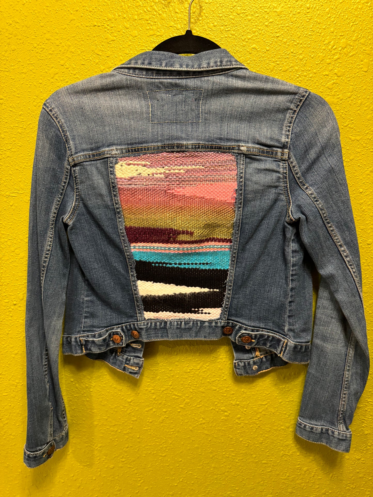 Mezamé Signature paneled Denim Jacket