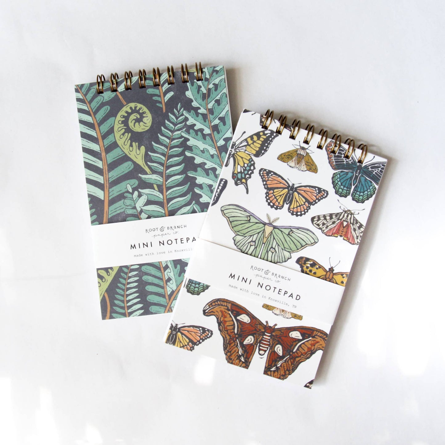 Butterfly + Moth Mini Spiral Notepad