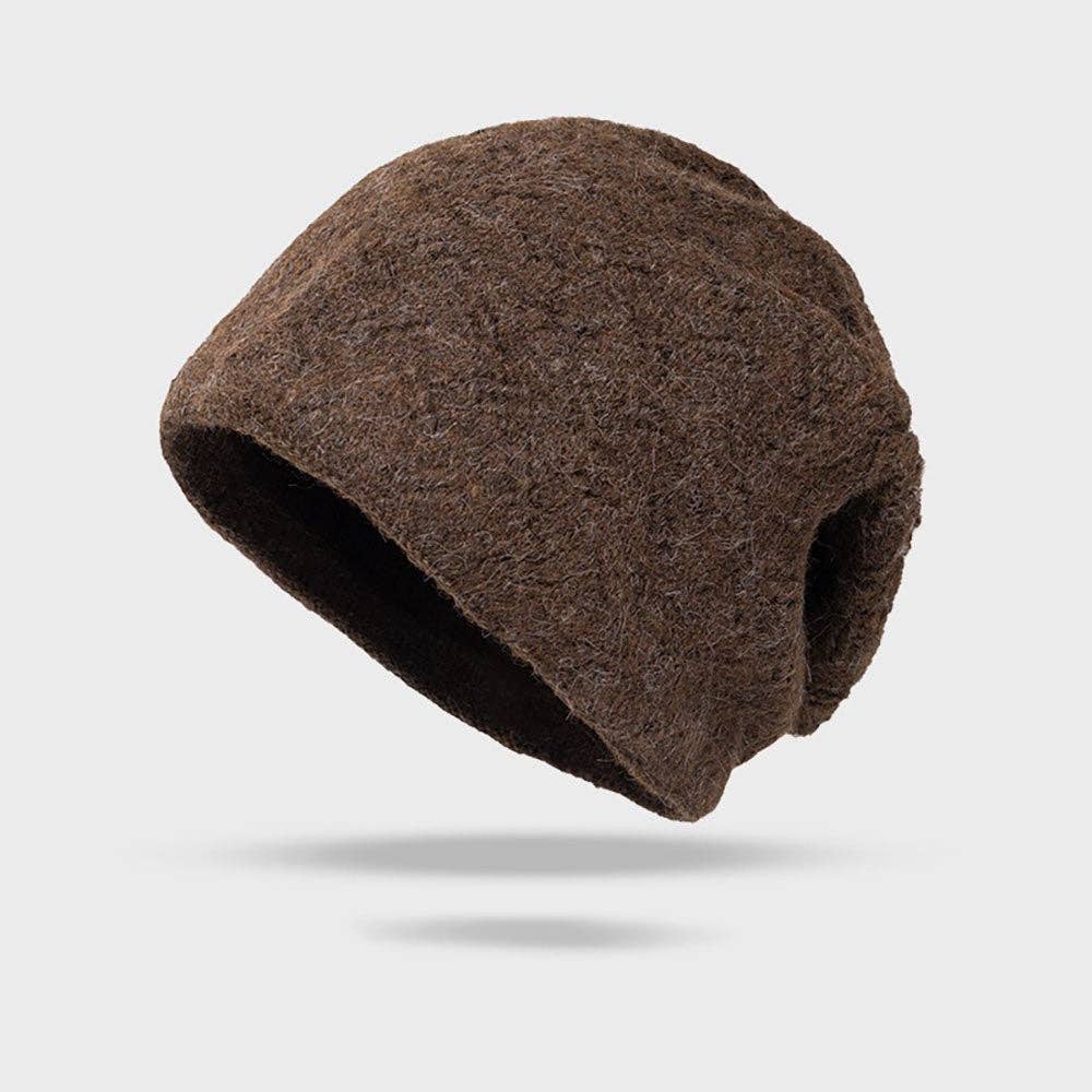 Hollow Out Jacquard Warm Knit Beanie