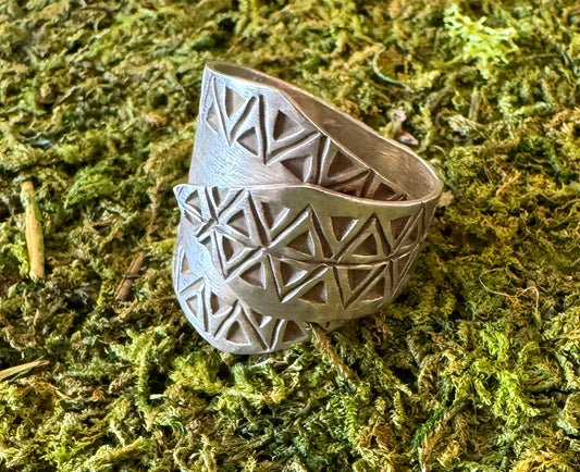 Aztec Print Wrap Ring