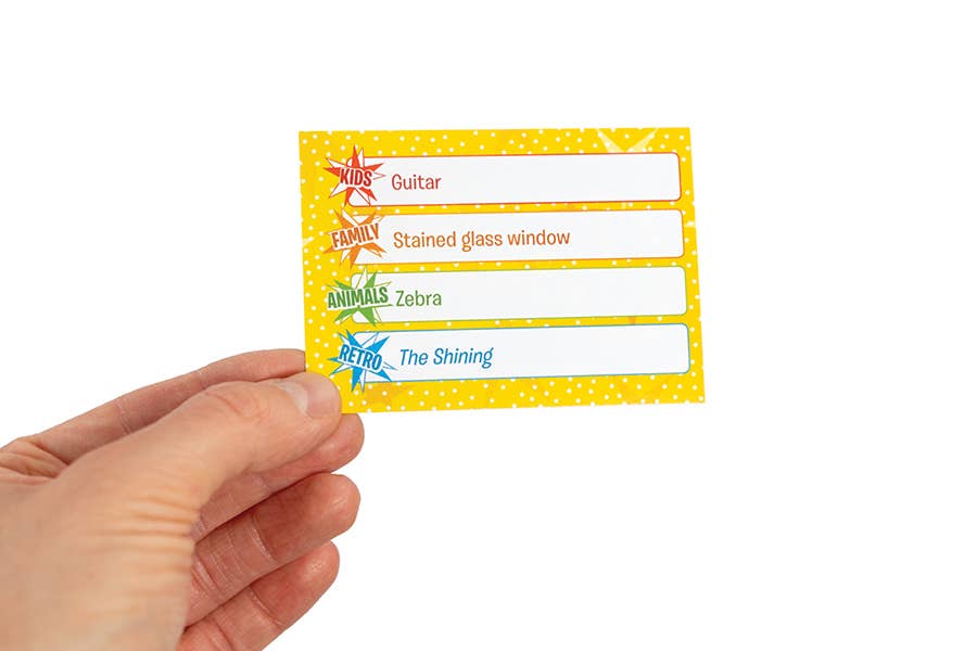Family Charades Retro Design - Perfect for Family Game Night