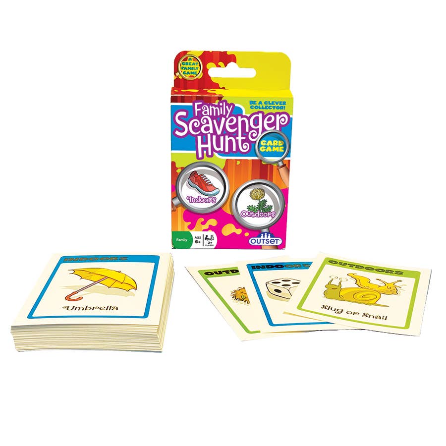 Family Scavenger Hunt Card Game