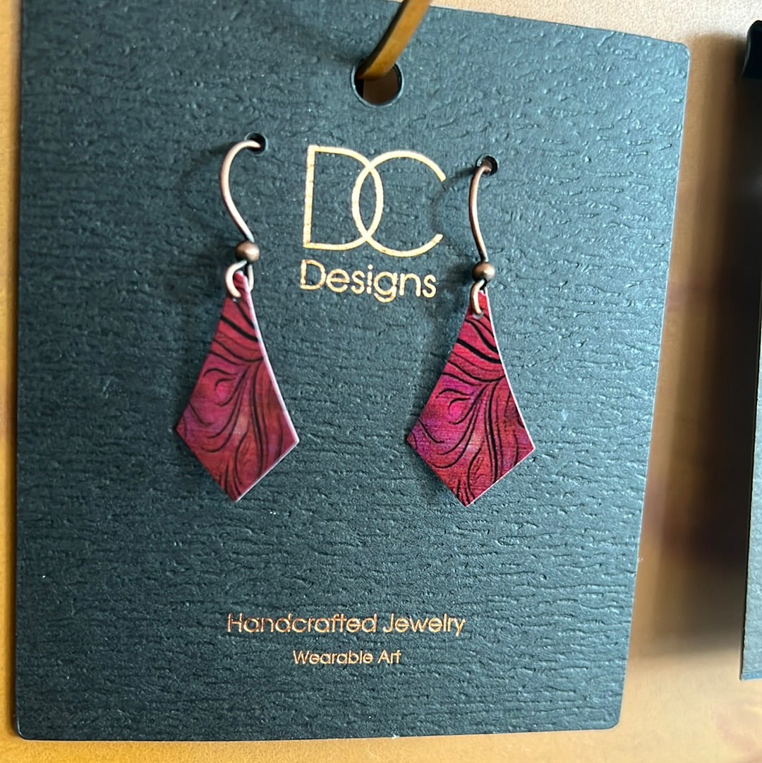 Handcrafted Metal Earrings | by DC Designs