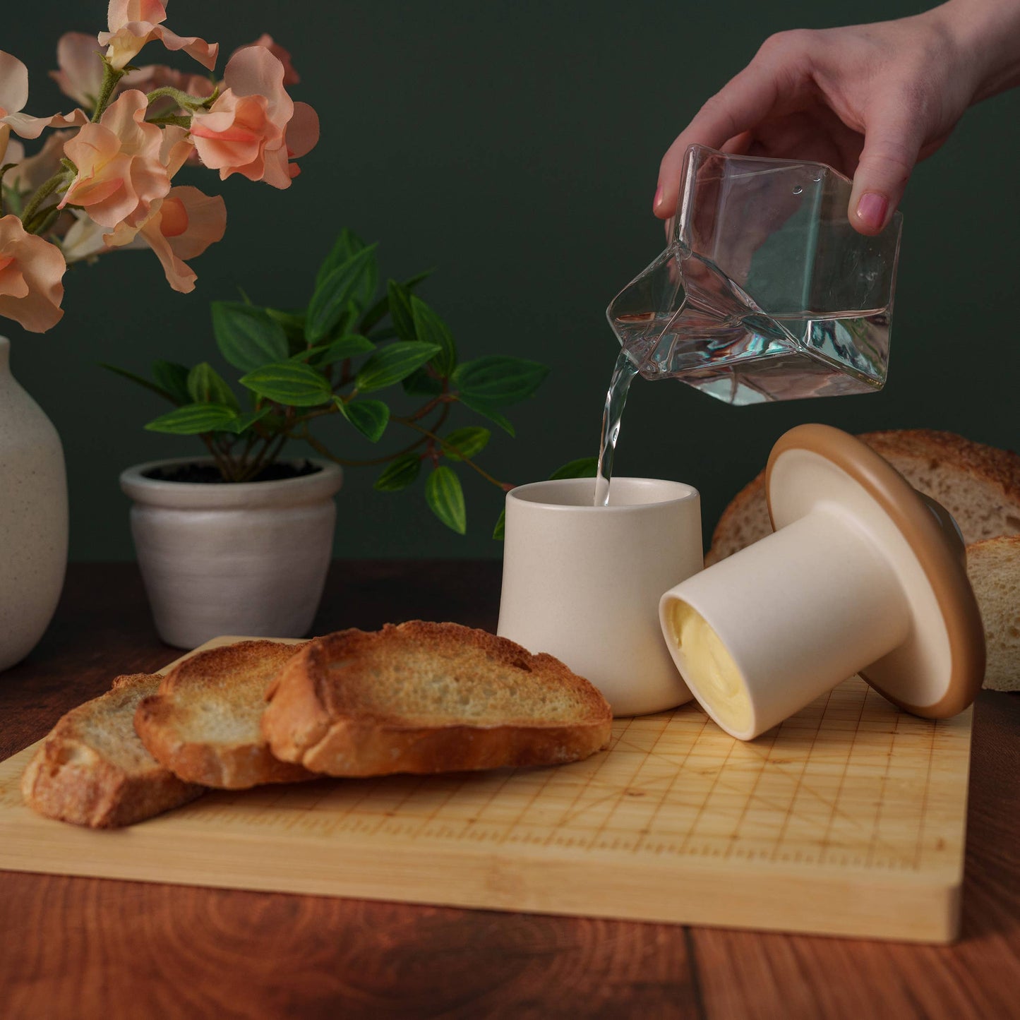 Forage - Butter Storage - Ceramic Mushroom