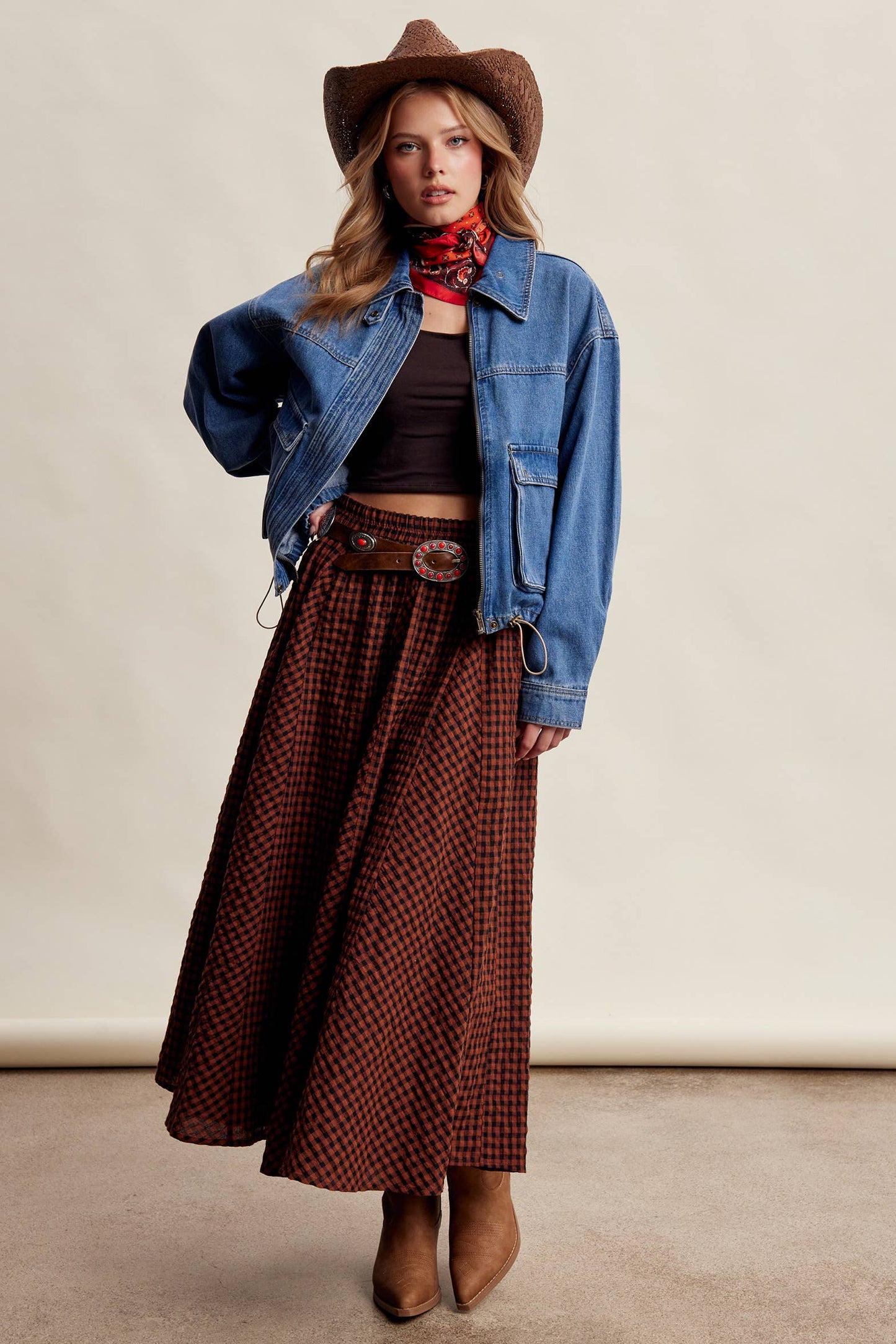 Oversized Utility Denim Jacket