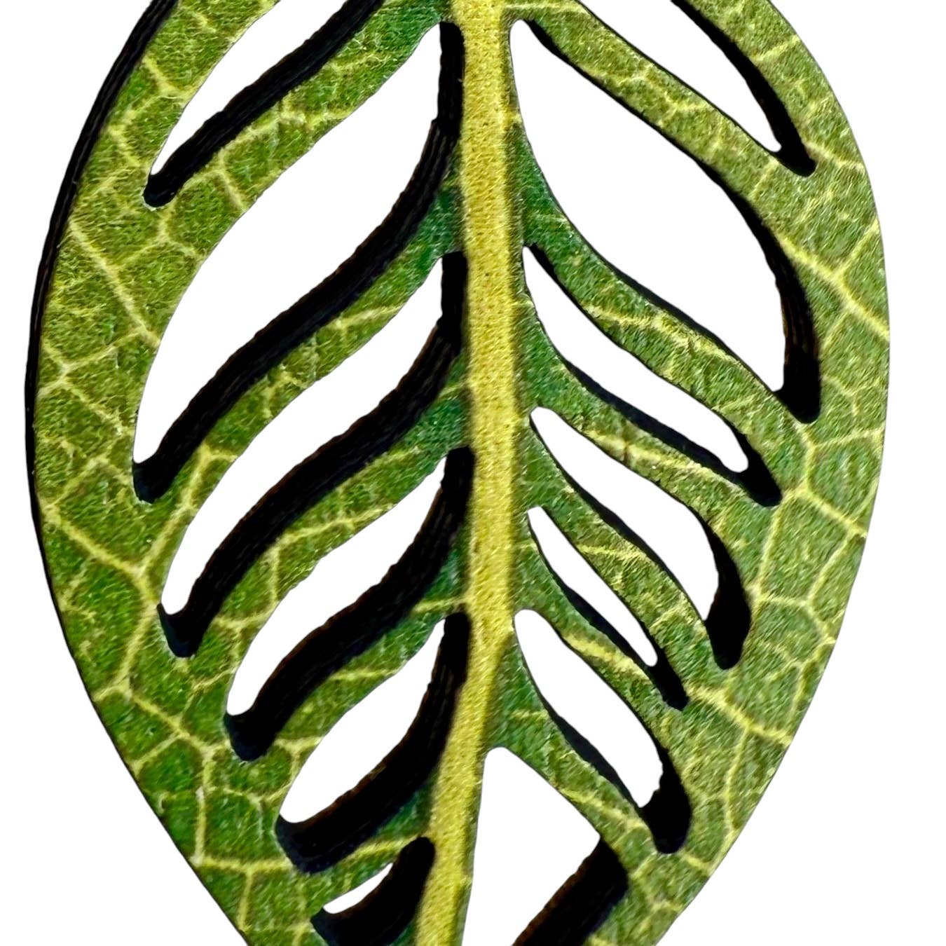 Chlorophyll Leaf Earrings