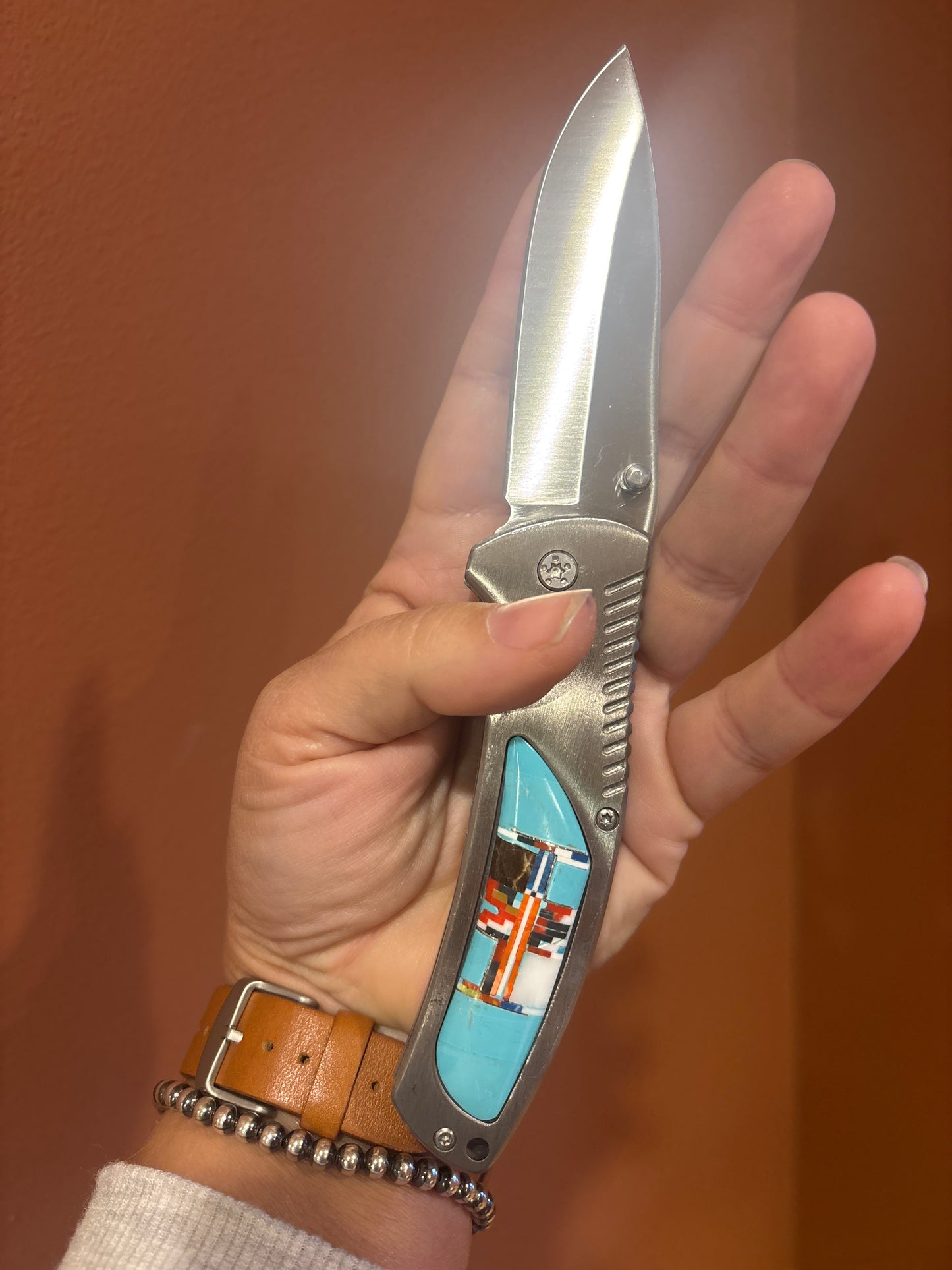 Inlay Folding Knife
