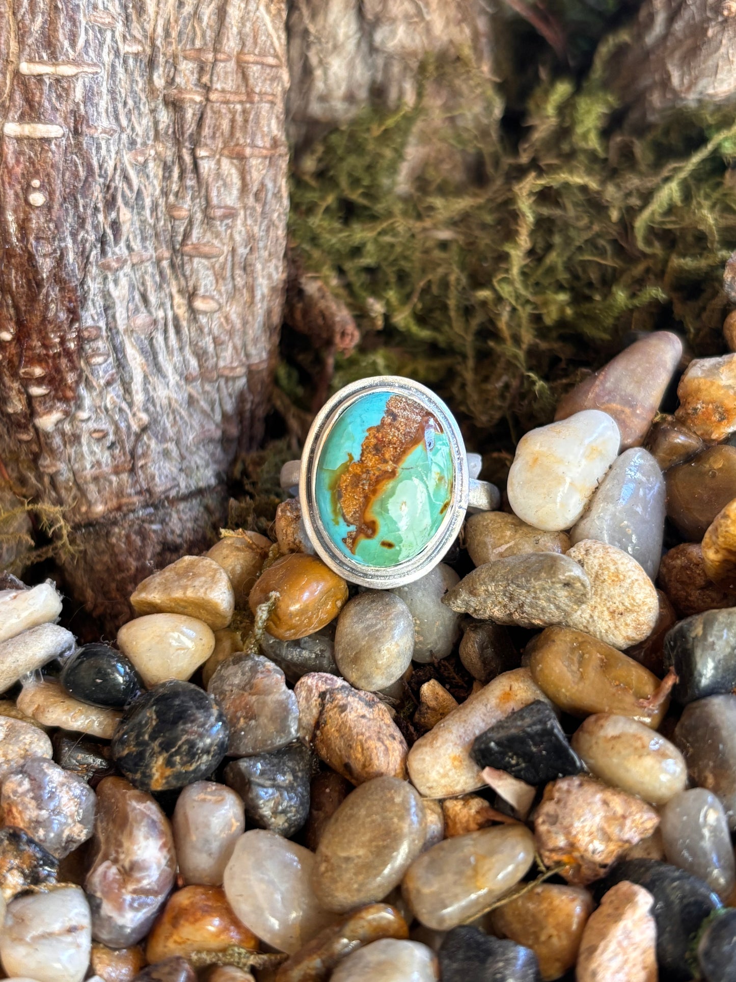 Royston Turquoise Ring | Adjustable