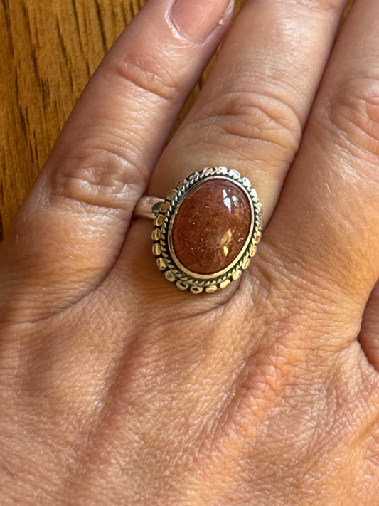 Sunstone Ring | Size 8