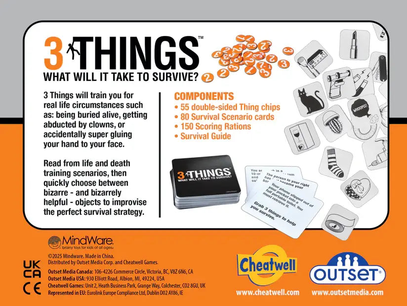 3 Things: The Hilarious Survival Party Game