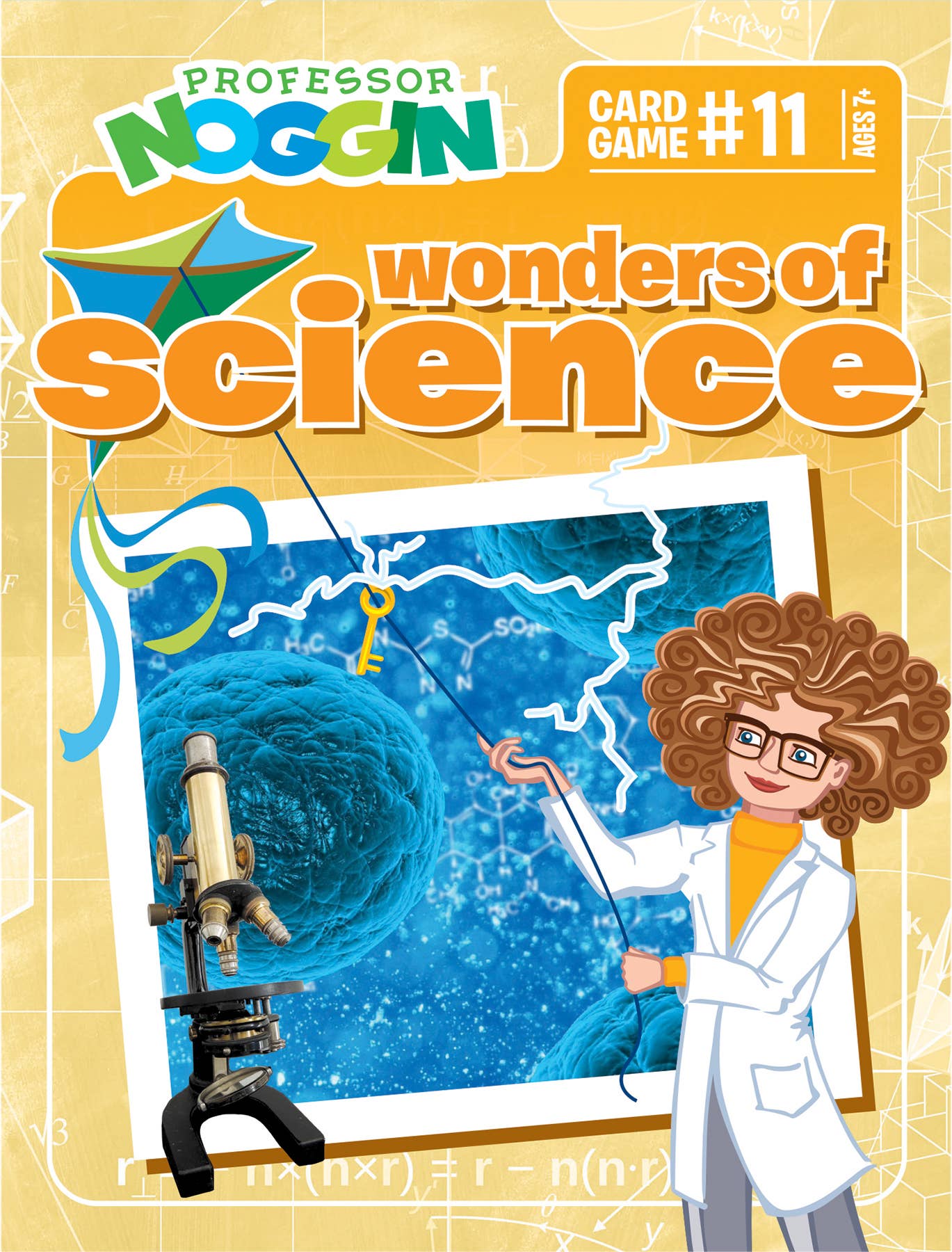 Prof. Noggin Wonders of Science Card Game