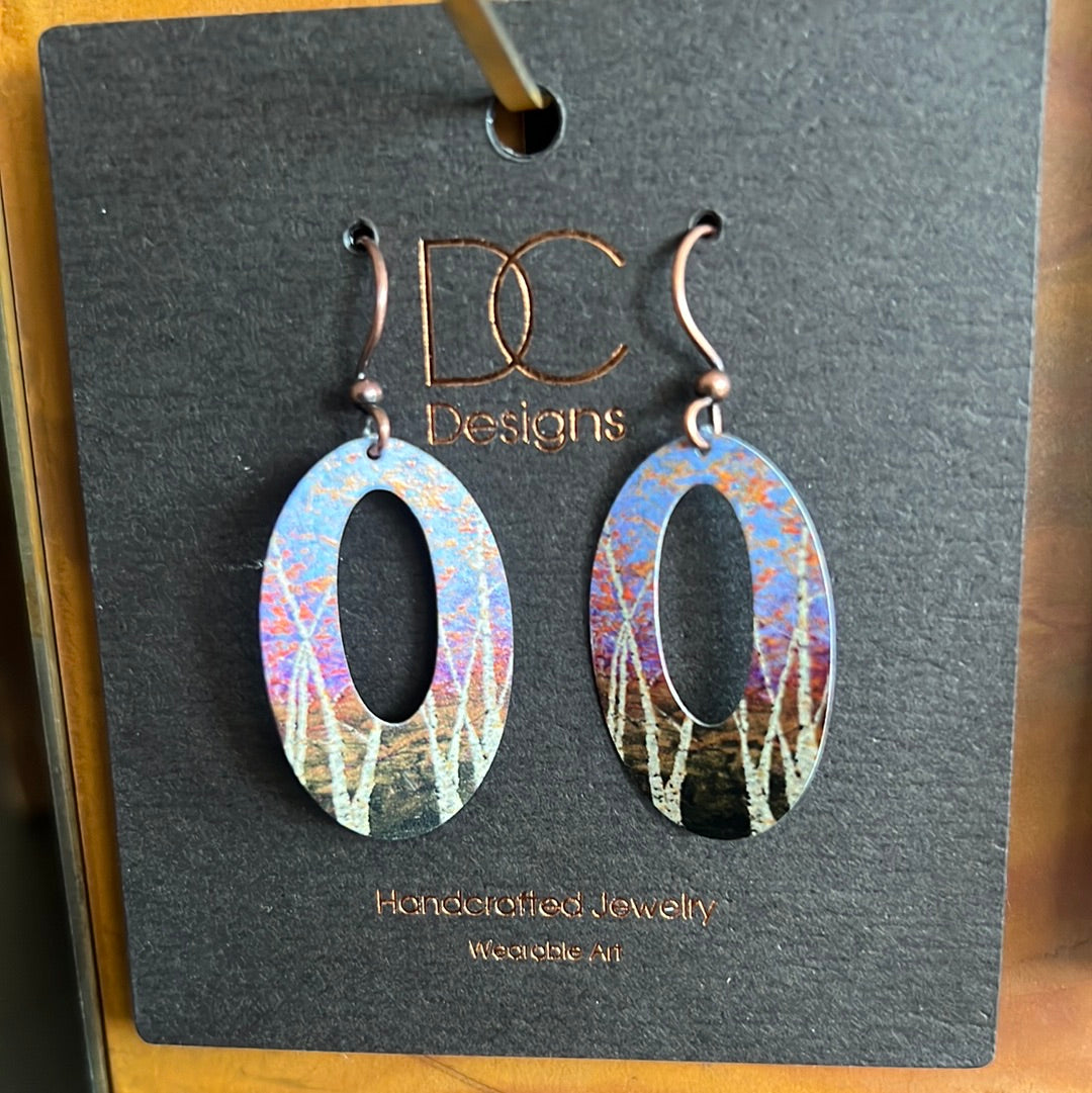 Handcrafted Metal Earrings | by DC Designs