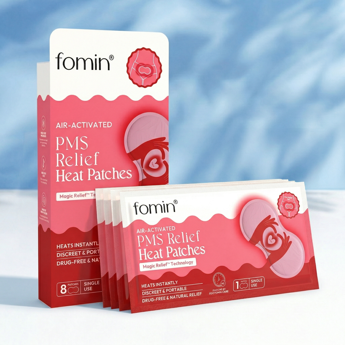 Period Cramp Relief Patches | Heating Pad | Feminine Care