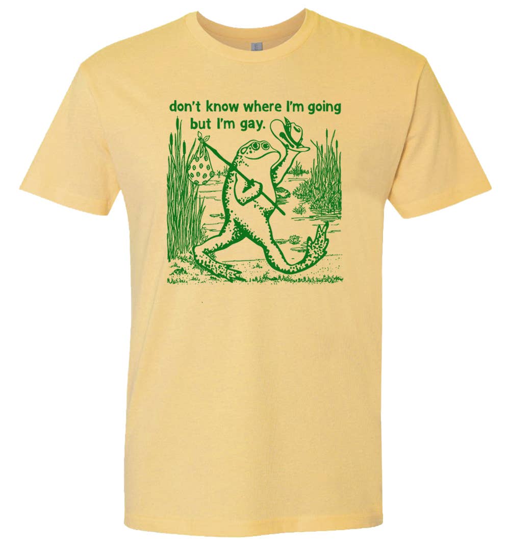 Gay Frog Shirt Funny Cute LGBT T Shirt Retro Novelty Tee