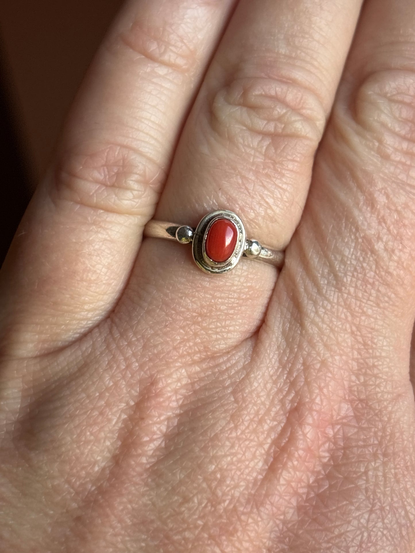 Coral Ring | Size 8.5