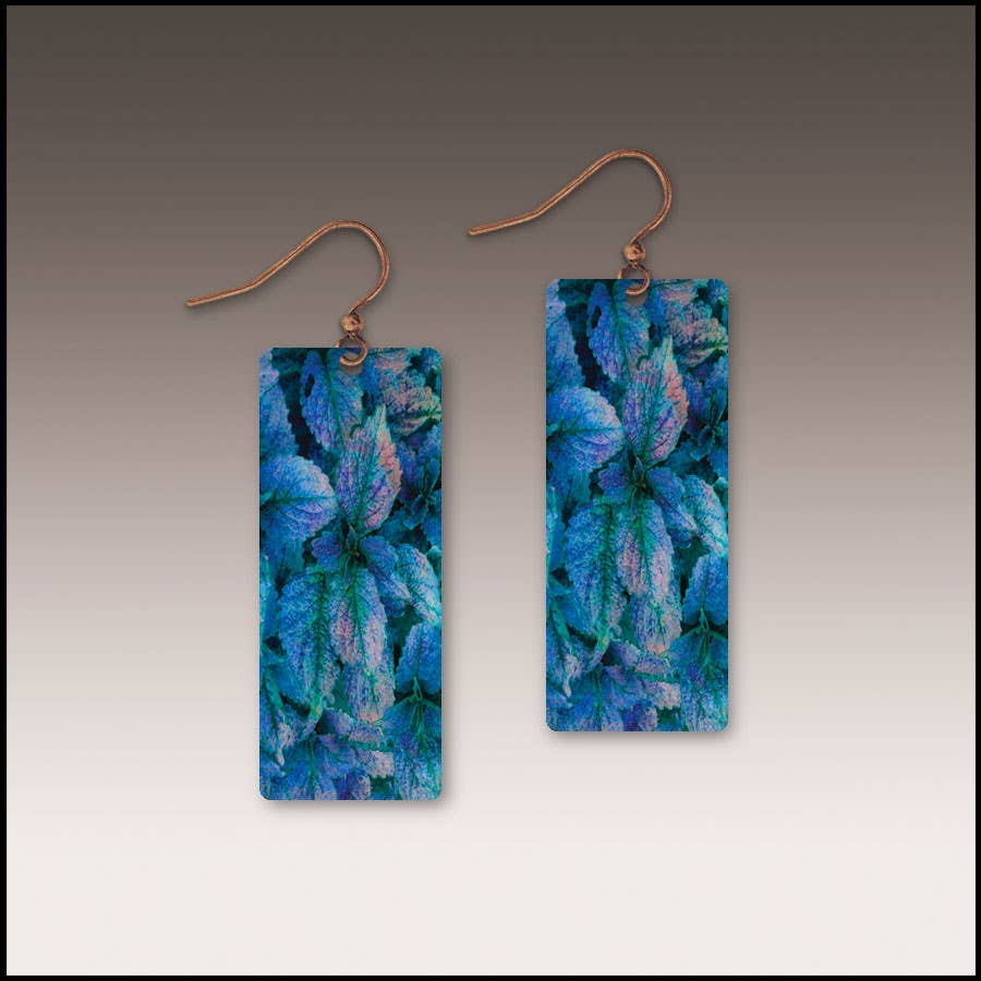 Nighttime Foliage Banner Handmade Earrings