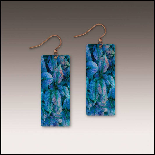 Nighttime Foliage Banner Handmade Earrings