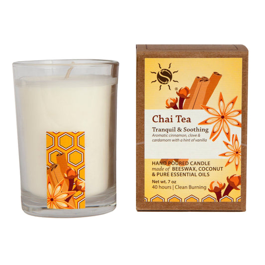 Chai Tea Aromatherapy Filled Candle