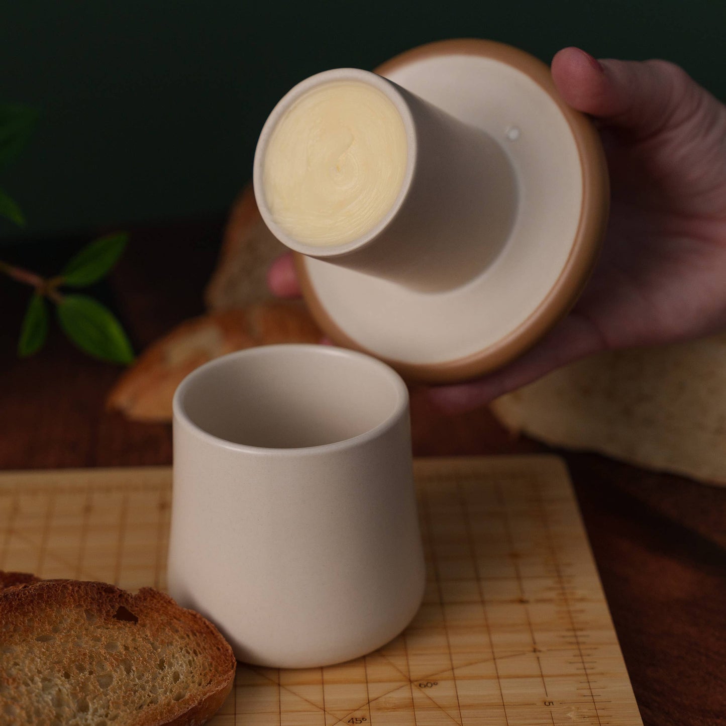 Forage - Butter Storage - Ceramic Mushroom