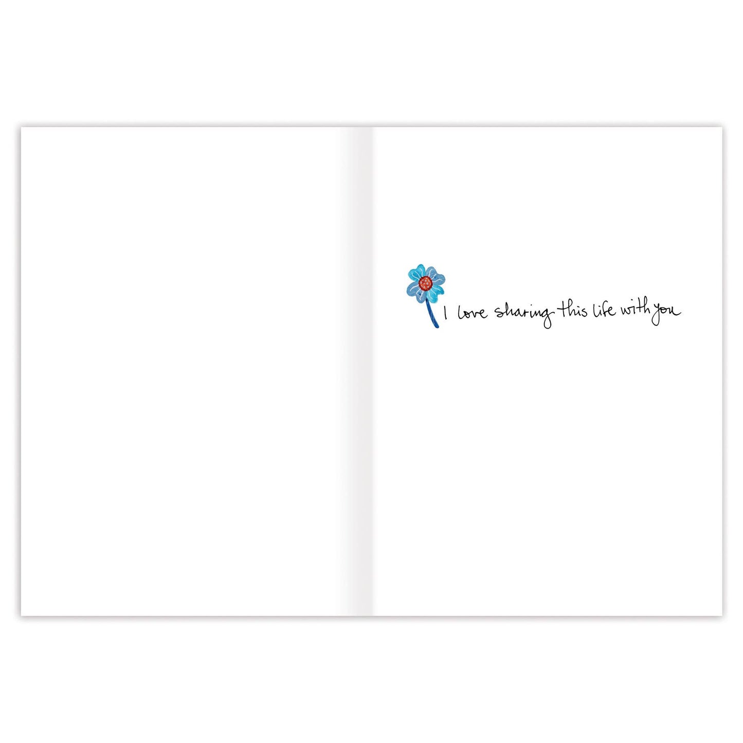 Bluebirds Anniversary Card