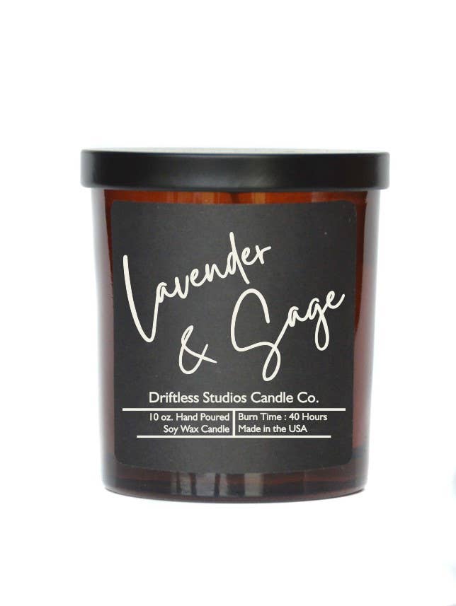 Lavender & Sage Soy Wax Candle