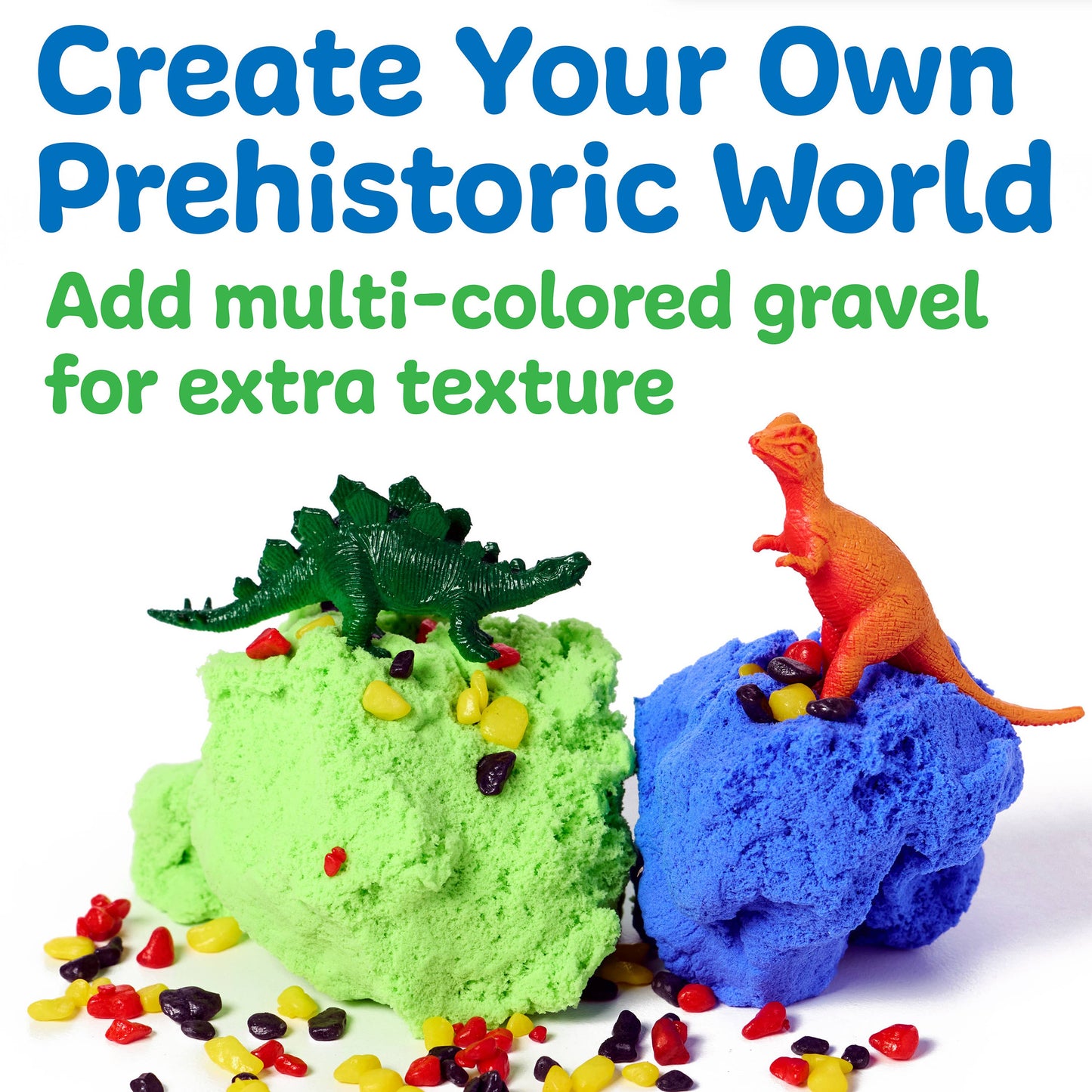 Dinosaur Theme - Sensory Mini Play Kit Jar with Cloud Clay