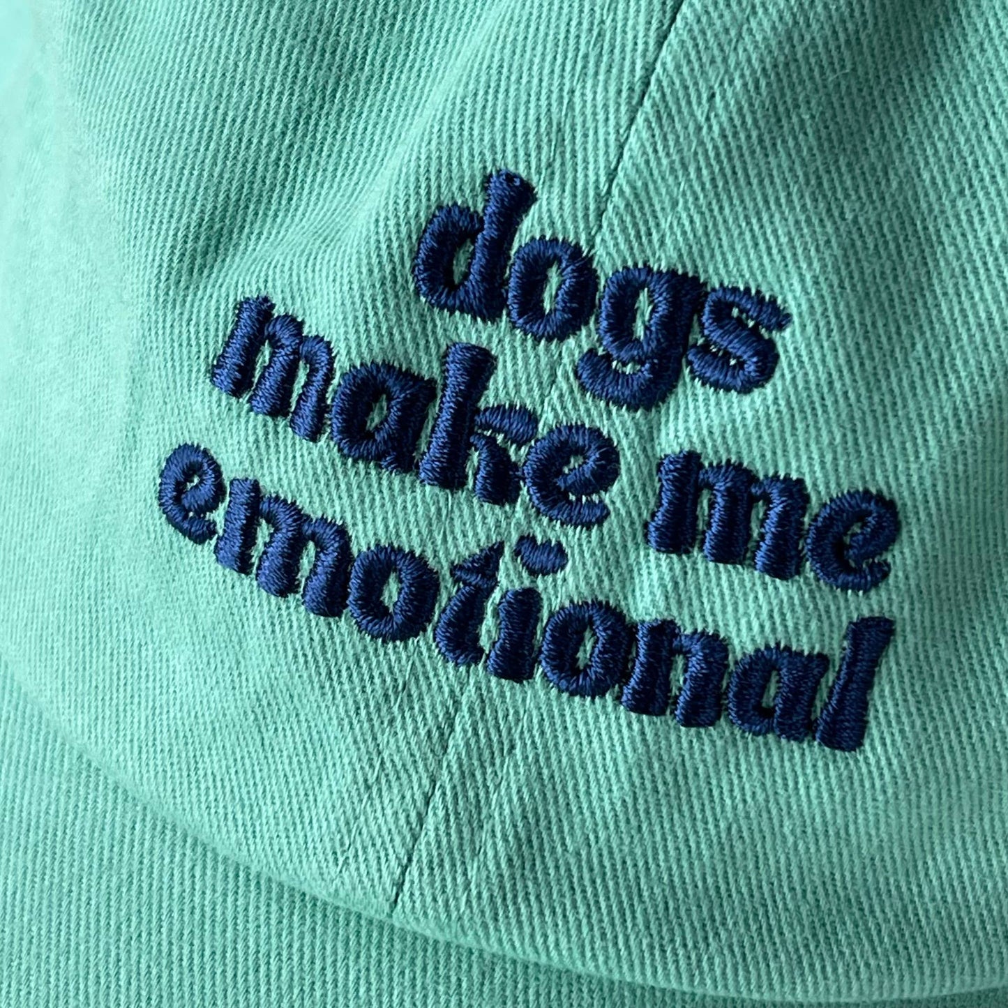 Dogs make me emotional Baseball Cap