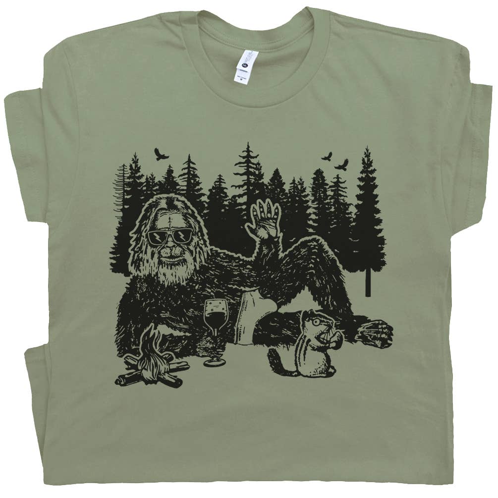 Sexy Bigfoot Shirt Funny Novelty T Shirt Sasquatch Cryptid