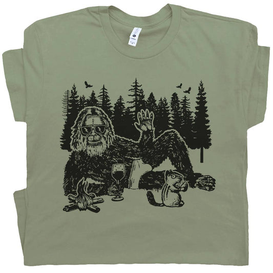 Sexy Bigfoot Shirt Funny Novelty T Shirt Sasquatch Cryptid
