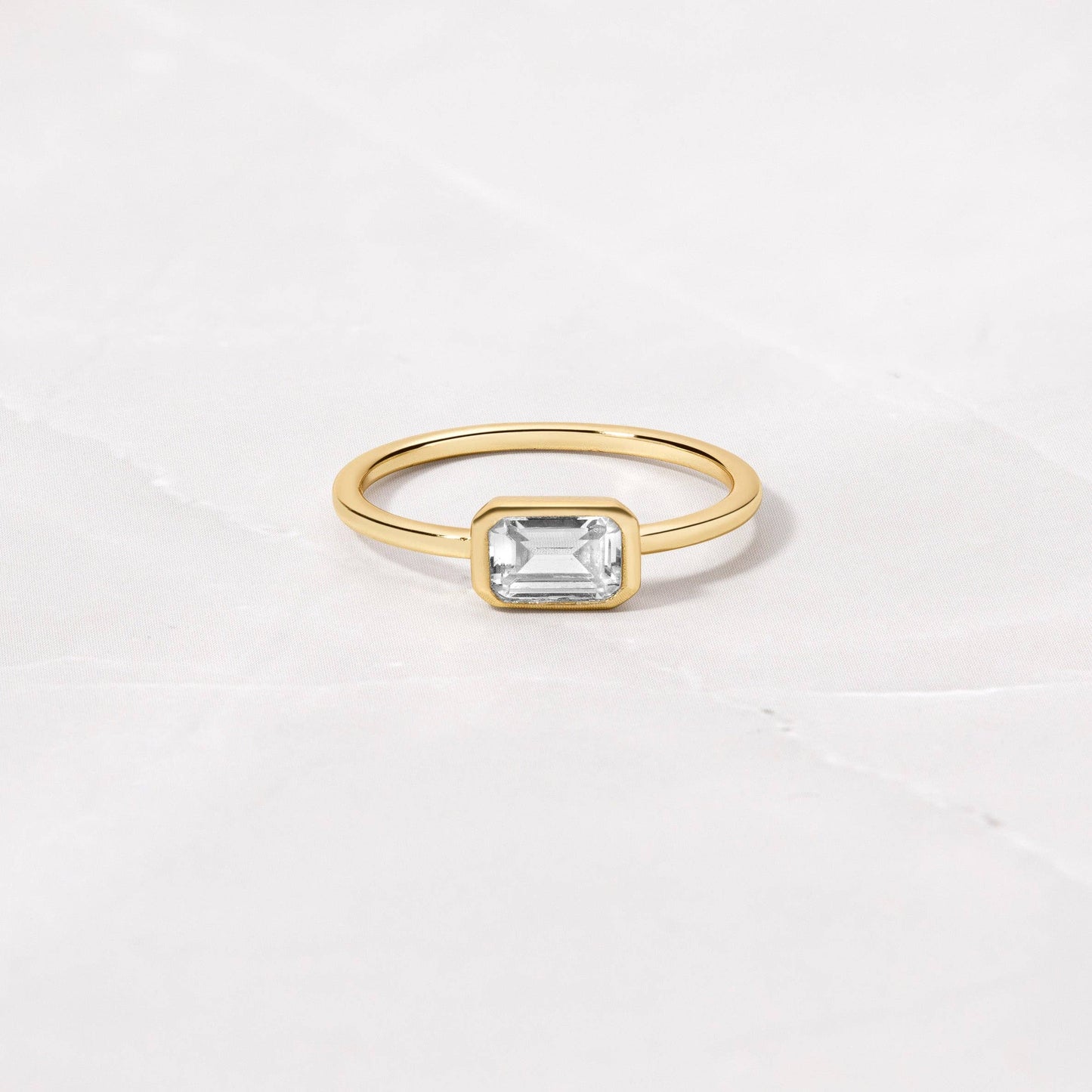 Baguette Bezel Ring