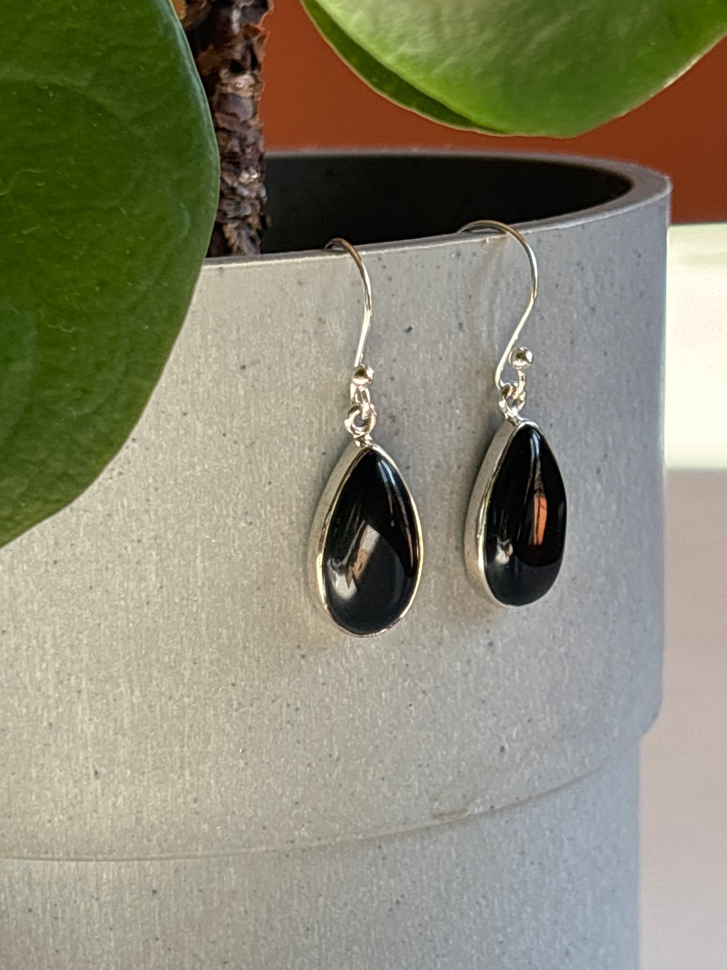 Gemstone Hanging Earrings