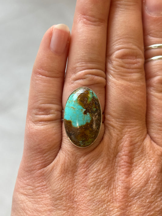 Turquoise Ring | Adjustable