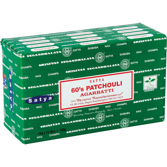 Incense Sticks - Satya 60's Patchouli (15 g.)