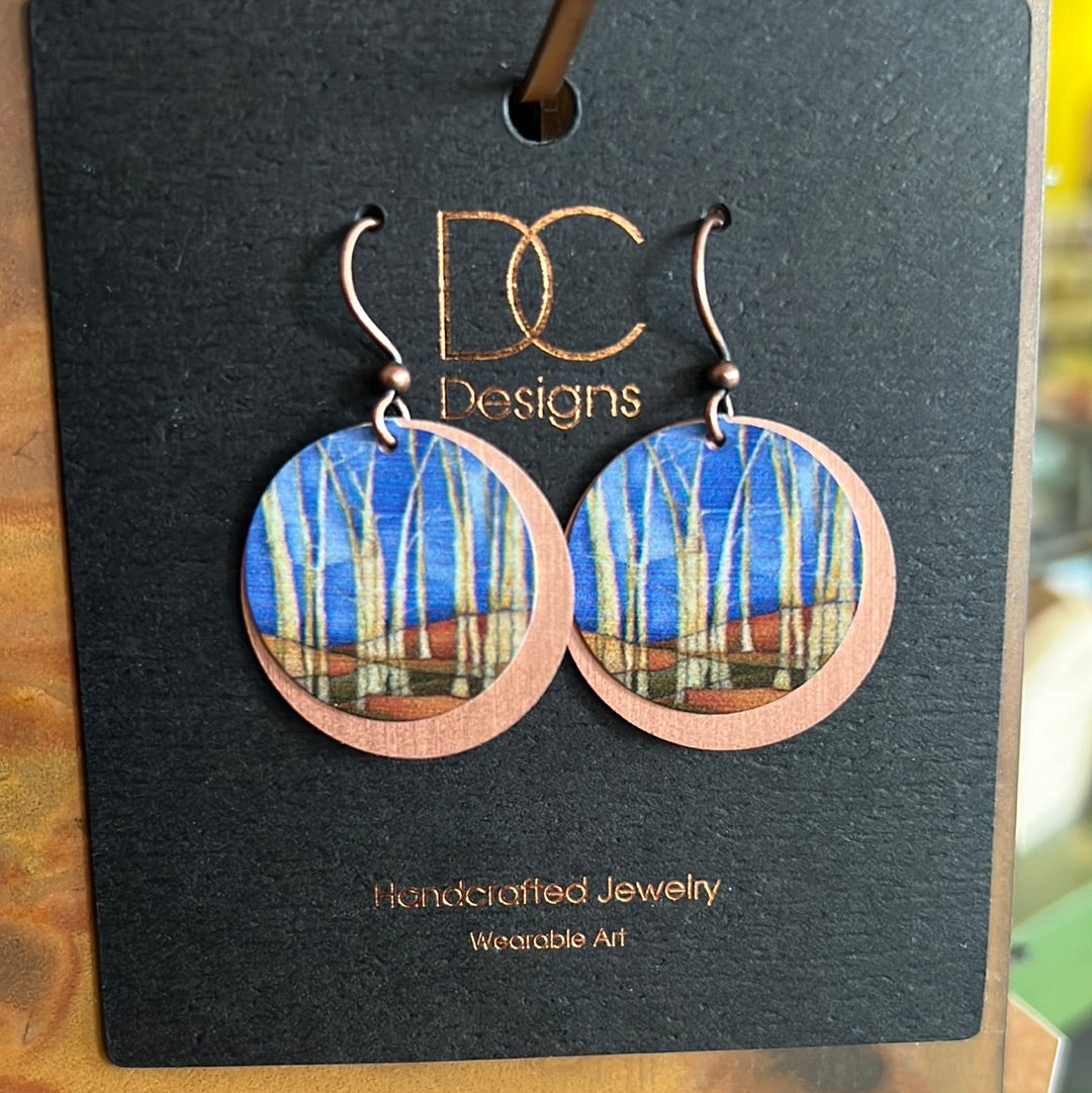 Handcrafted Metal Earrings | by DC Designs