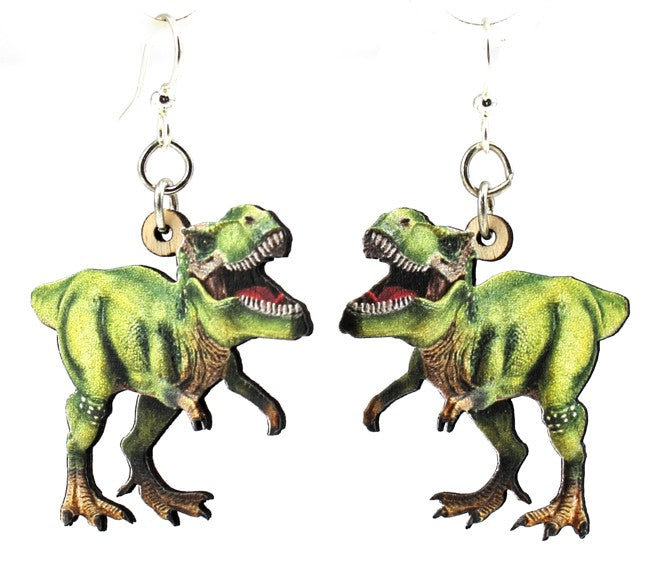 Green Tree Earrings | Animals, Insects & Sports