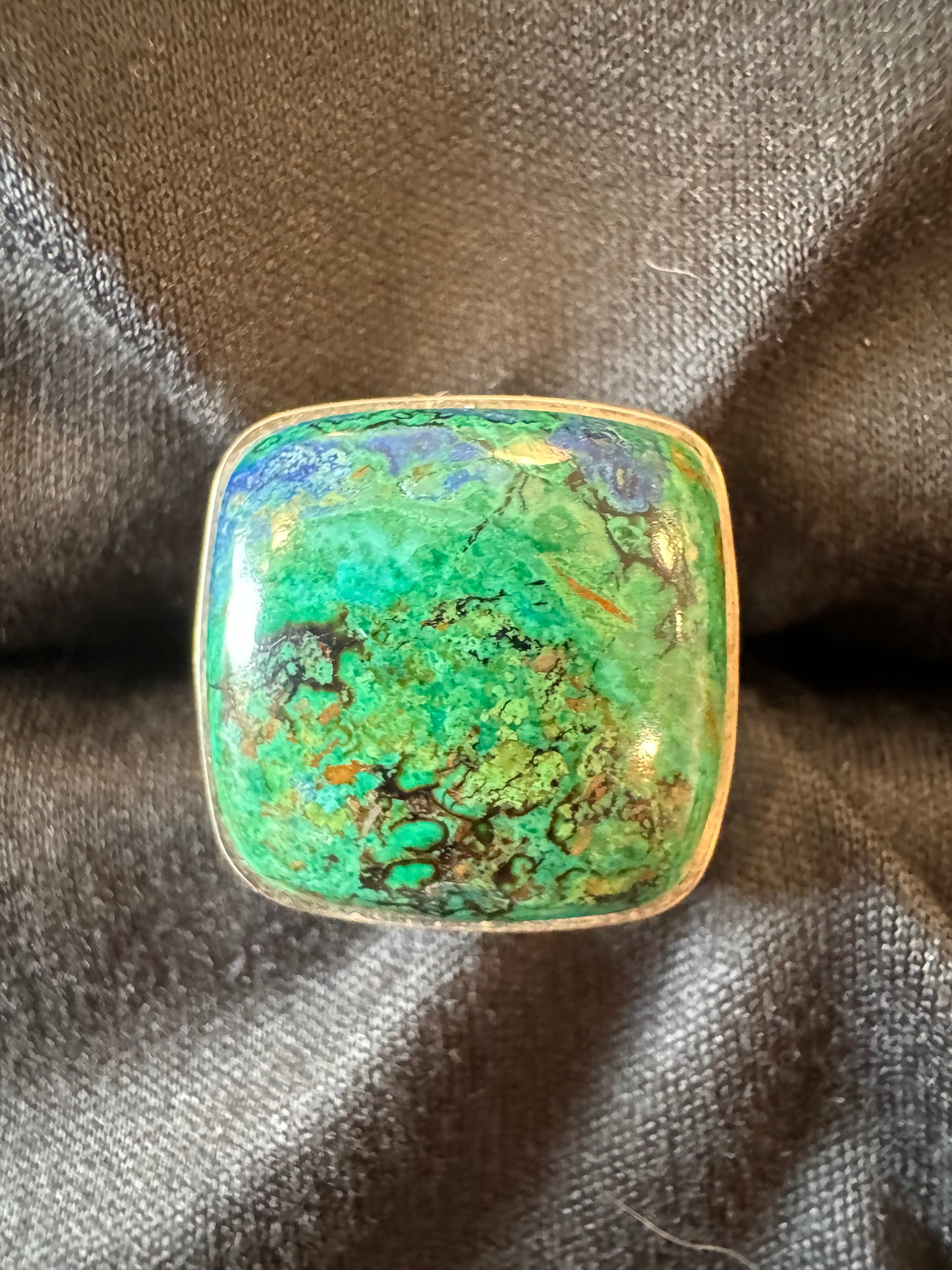 Azurite Malachite Ring | Size 5