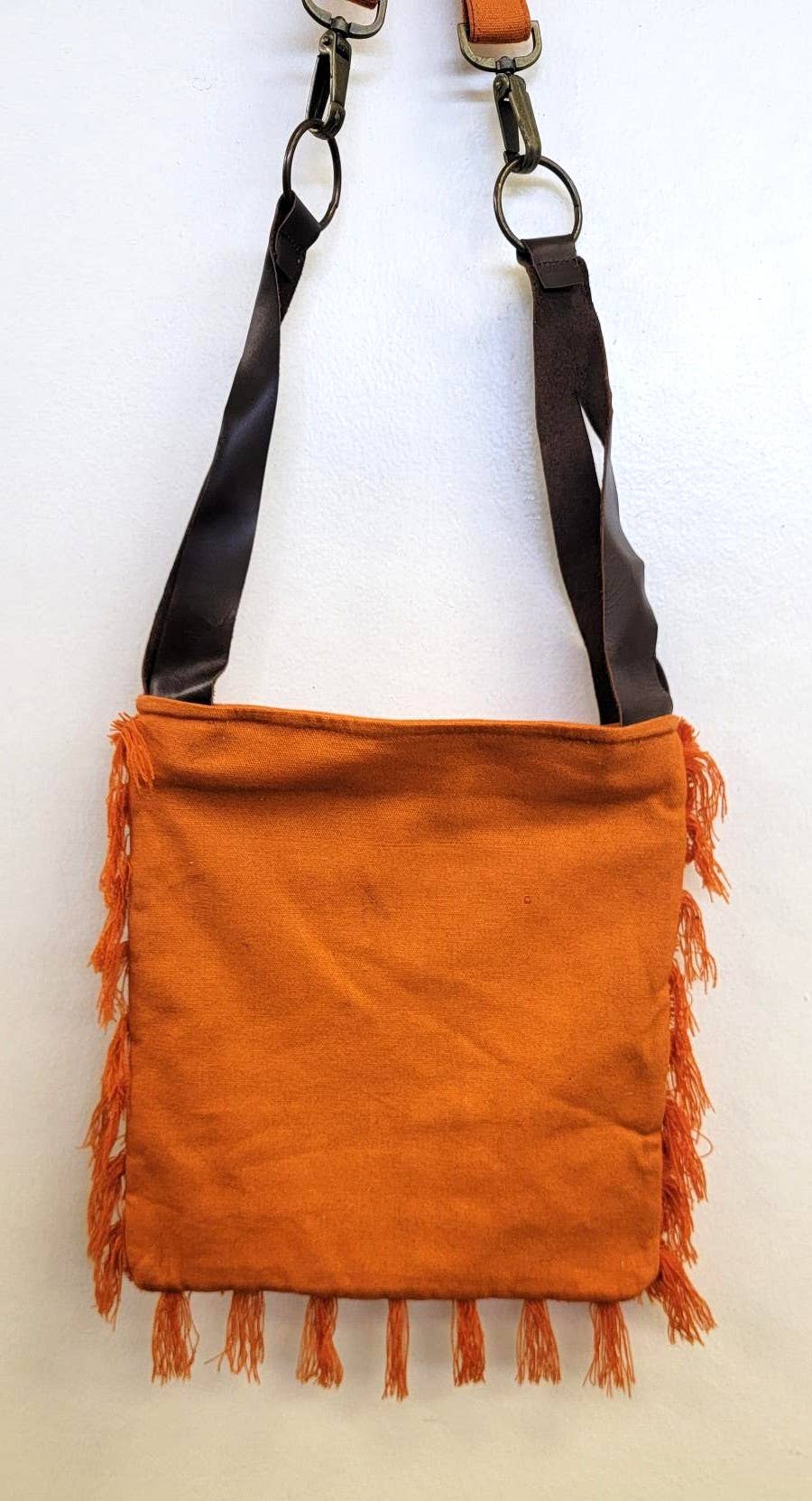 Bohemian Pom Pom Crossbody Bag