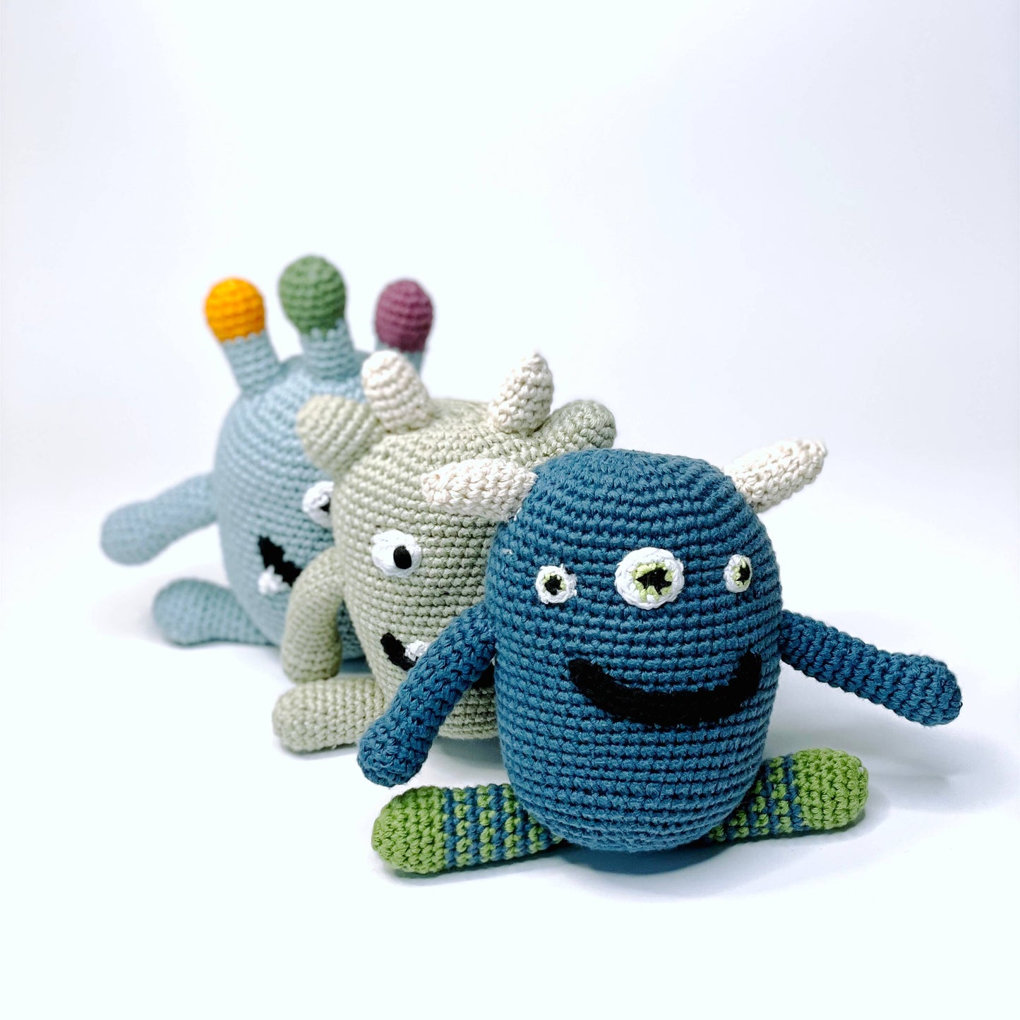 Handmade Quirky Monster Rattles – Playful, Silly & Oh-So-Fun